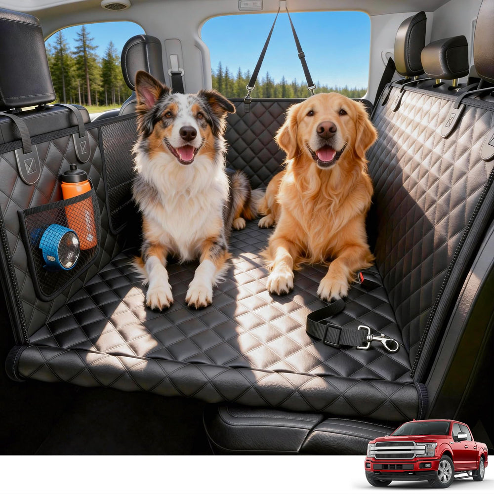 Cubierta Wigoo para asiento de camión, espacio estable para perros grandes.