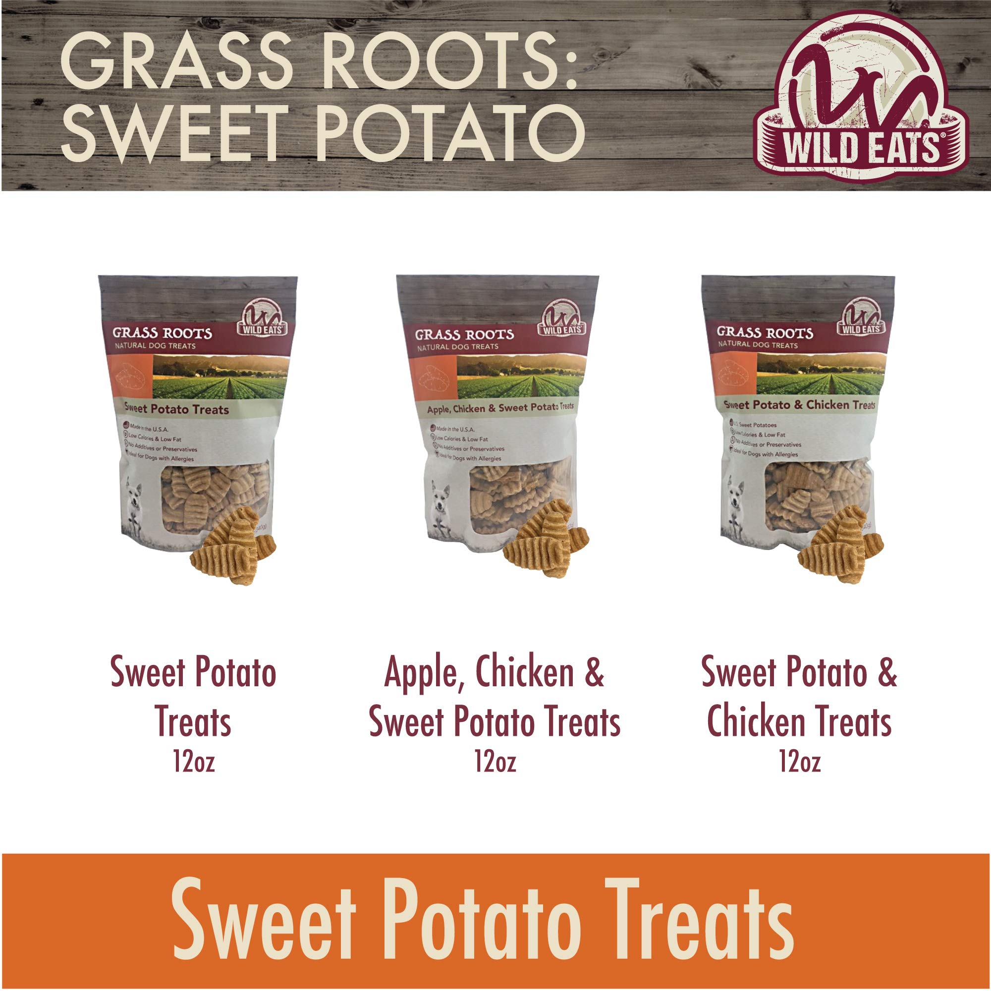 Producto Wild Eats hecho en EE. UU., recompensa segura para perros