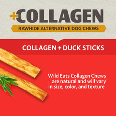 Wild Eats palitos de colágeno para perros, alto en proteína para snack energético