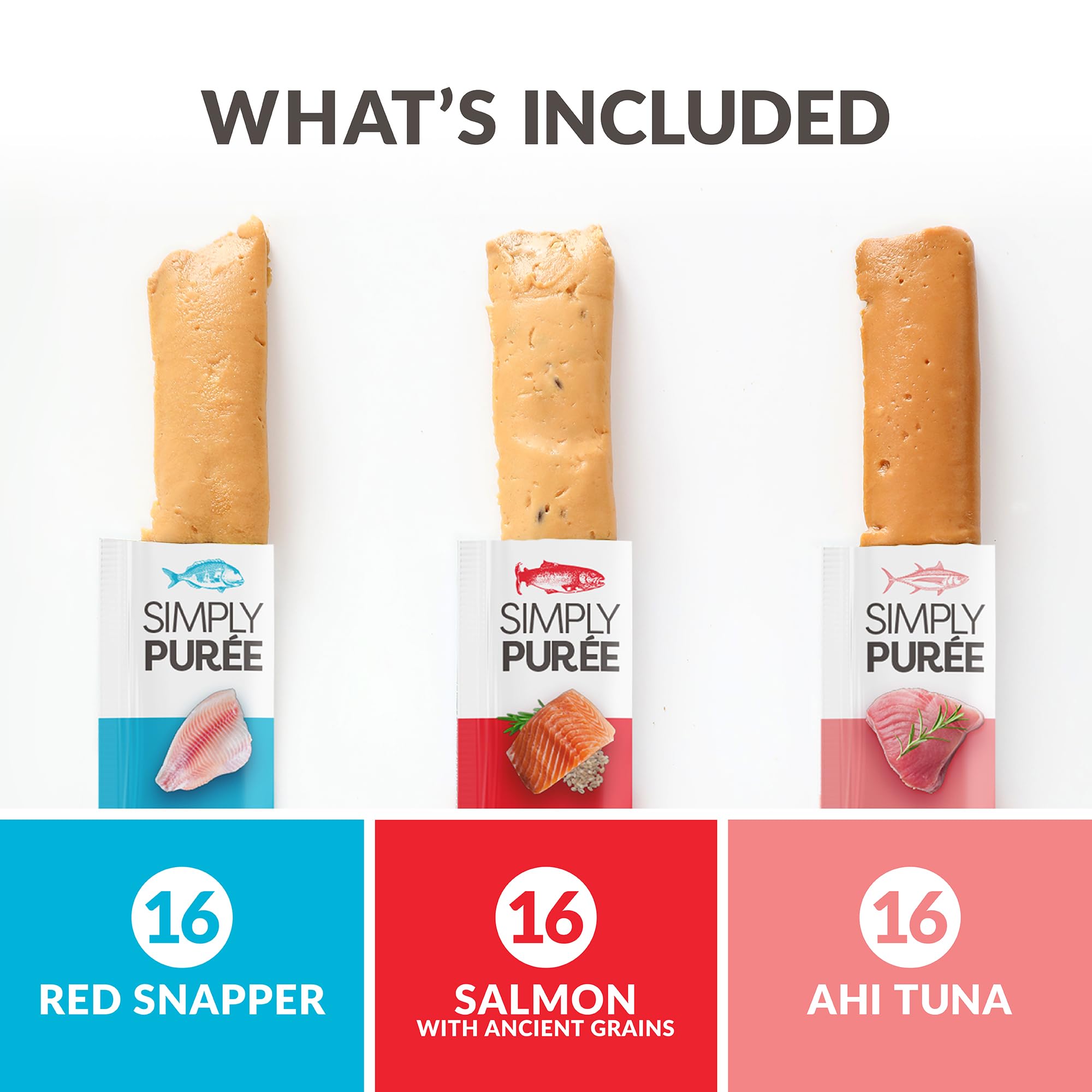 Wild Eats Simply Puree con Pargo Rojo, fuente de proteína para vitalidad.