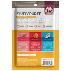 Wild Eats pink salmon puree bisque para gatos, aroma y sabor suaves.