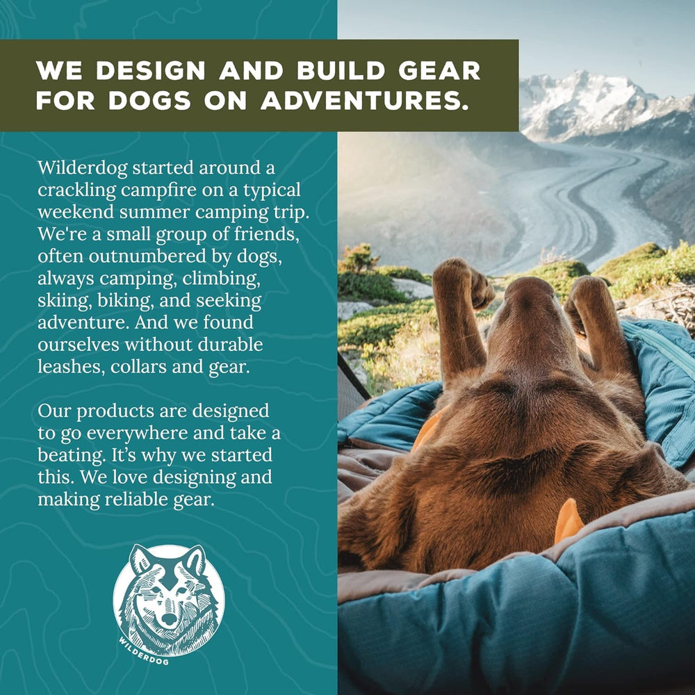 Arnés Wilderdog con manija superior para asistencia o guiar al perro.