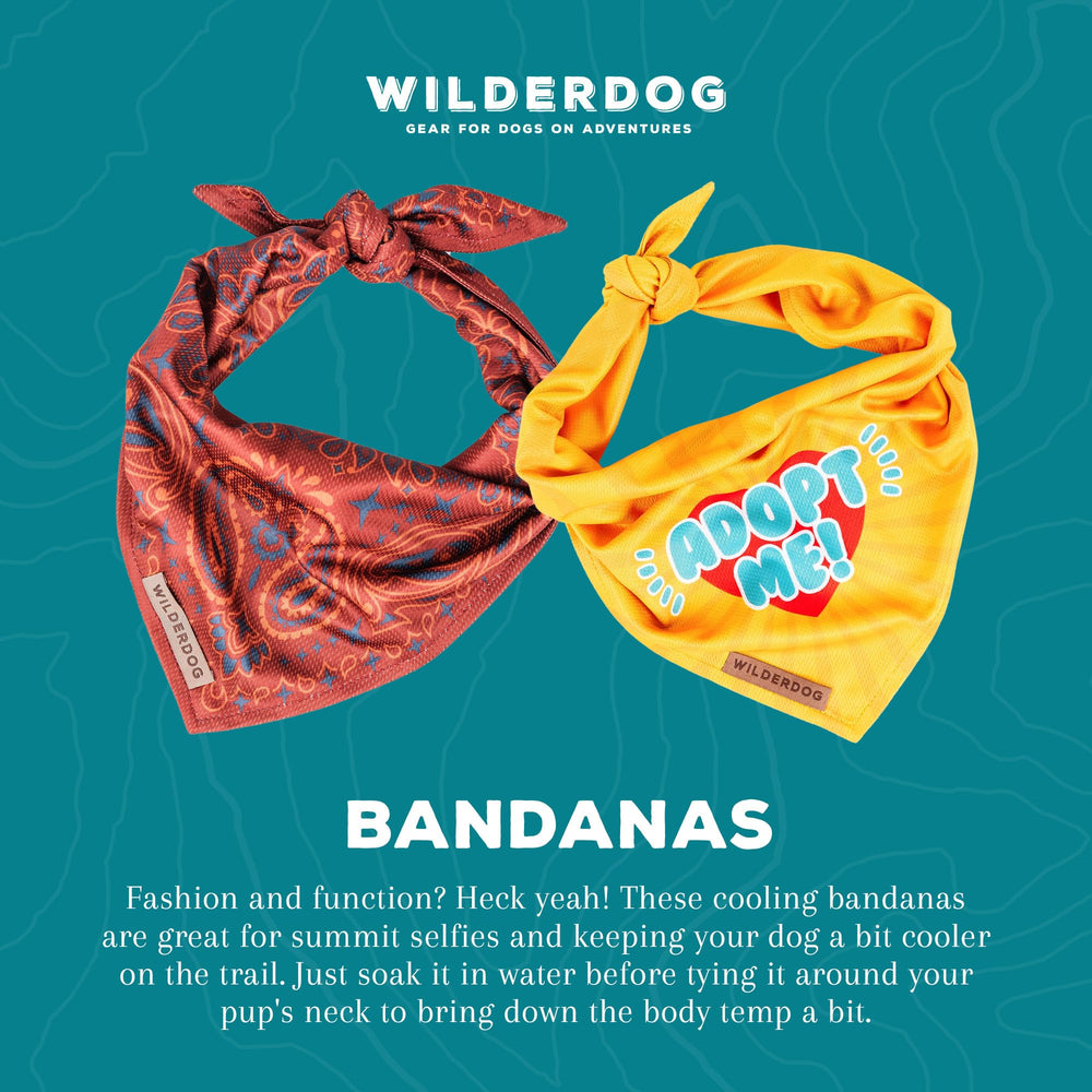 Bandana Wilderdog, tacto suave y malla ligera para días activos.