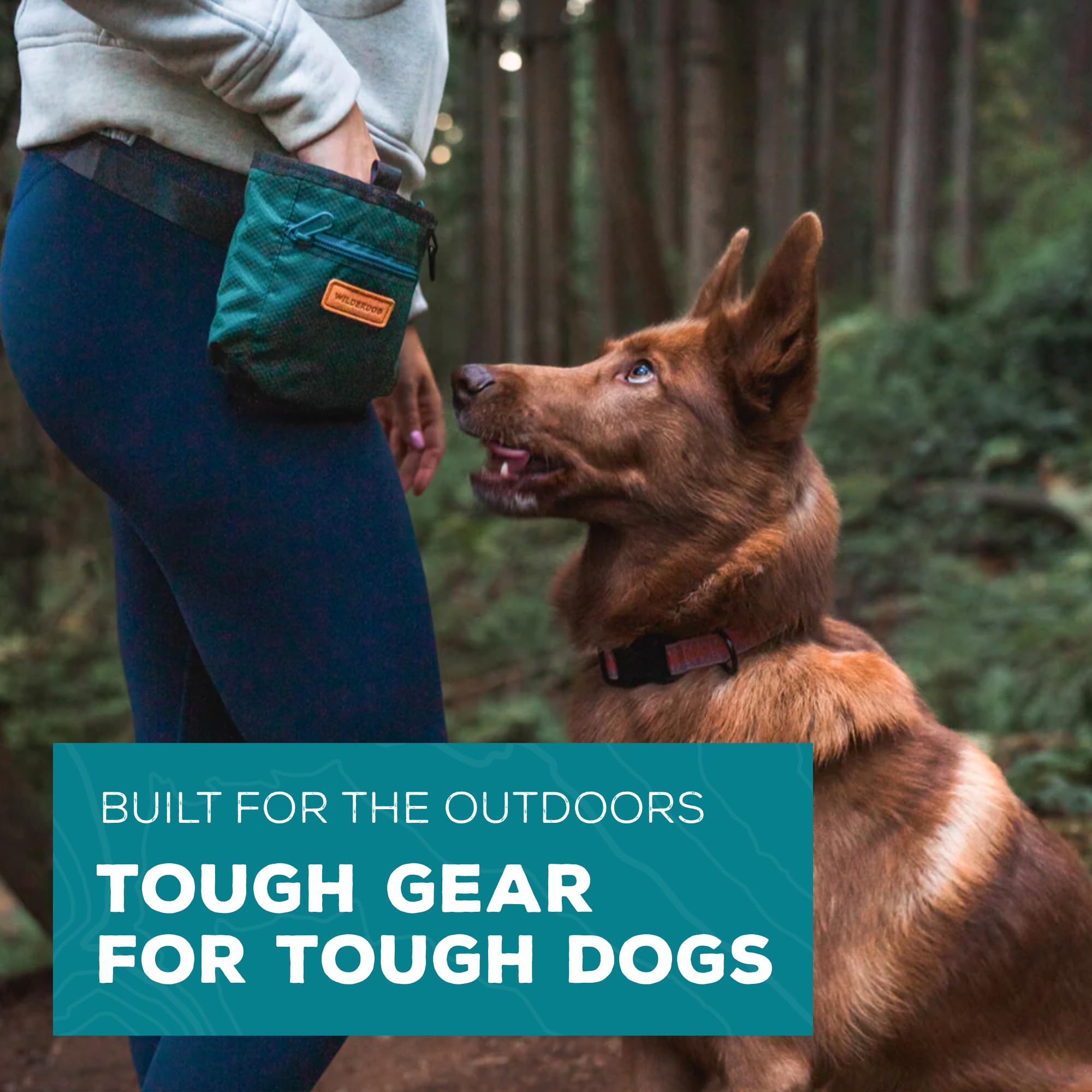 Wilderdog diseño ripstop resistente facilita limpieza y durabilidad.