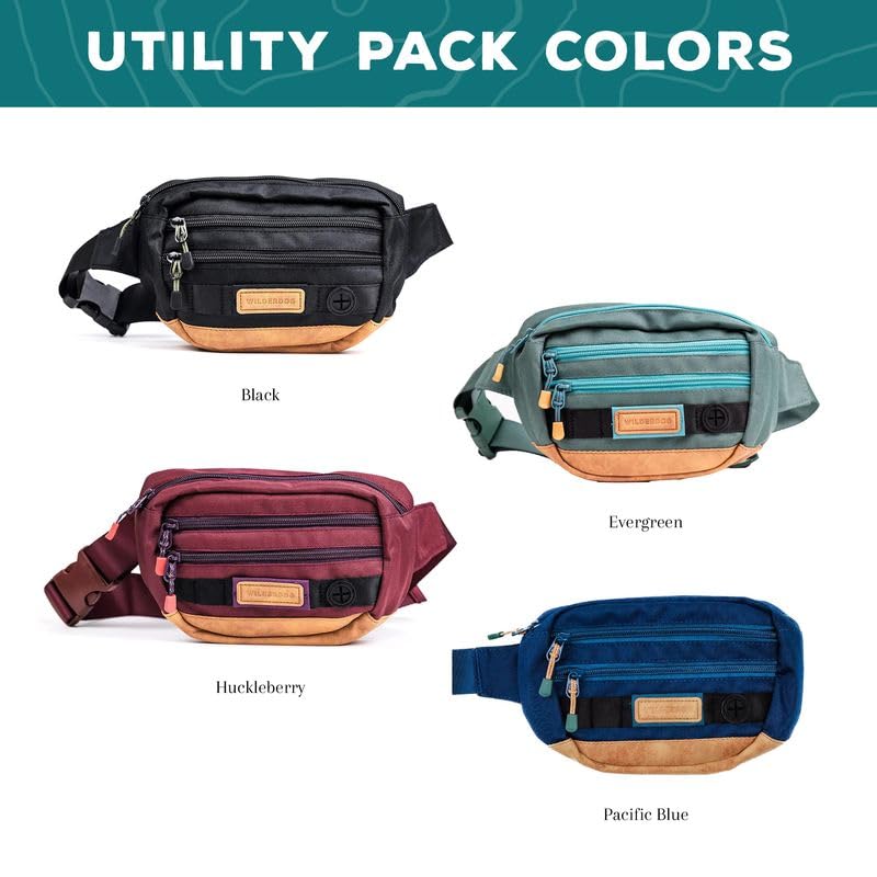 Capacidad de 2,5 L en Wilderdog Huckleberry para transporte compacto