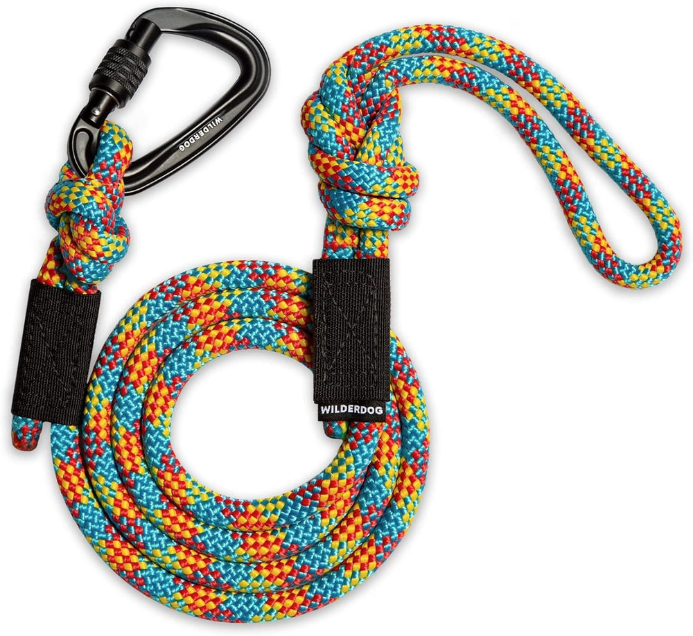 Wilderdog mosquetón-cuerda-5-pies: enganche seguro para paseos diarios