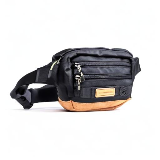 Wilderdog riñonera utilidad color negro para un look discreto