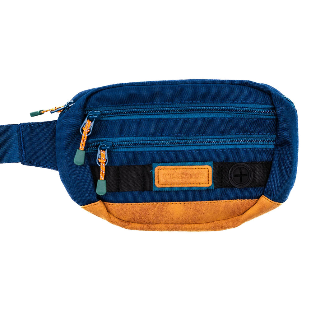 Riñonera Wilderdog con tres bolsillos para snacks, pelotas y llaves.