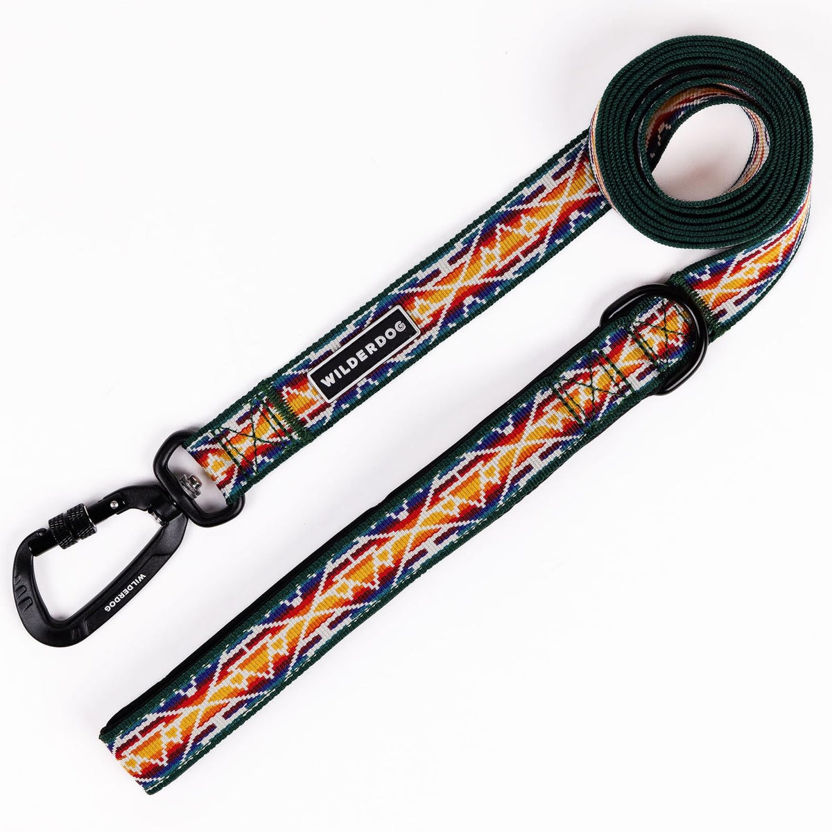 Wilderdog Ultralight Leash con carabina giratoria bloqueable para paseos seguros.