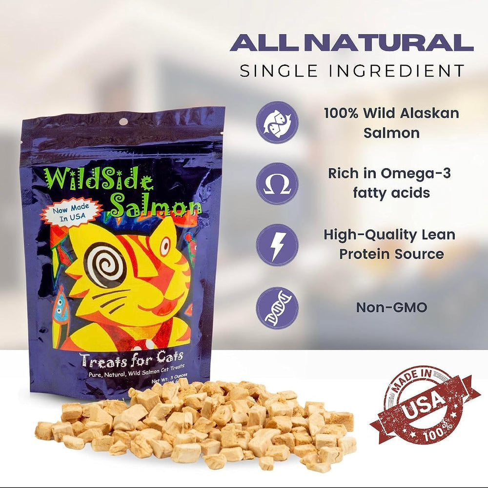 WildSideSalmon proteína única de salmón, ideal para dietas felinas