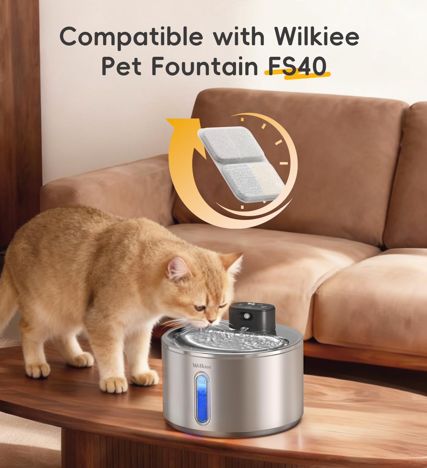 Filtración de 6 capas en filtros WILKIEE FS40 para eliminar impurezas y olores.