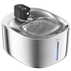 Fuente Wilkiee para gato inalámbrica, chorro de 12 segundos para estimulación de hidratación.