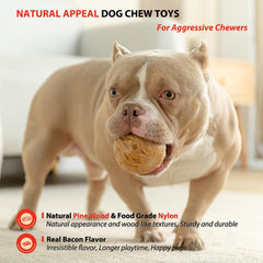 Willjoy 2-pack de juguetes agresivos, ideal para perros grandes