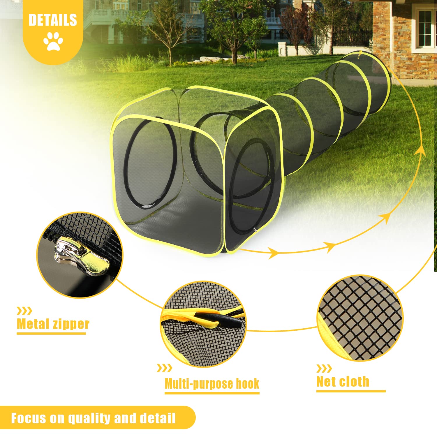 Wilwolfer arnes ajustable gatos; seguridad y libertad para paseos controlados.
