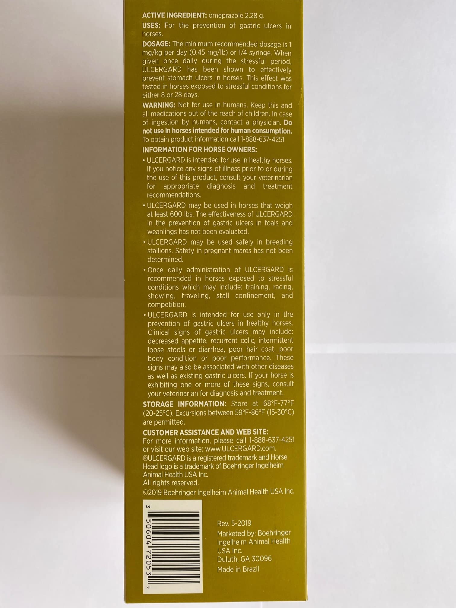 UlcerGard embalaje seguro para protección y almacenamiento de jeringas.