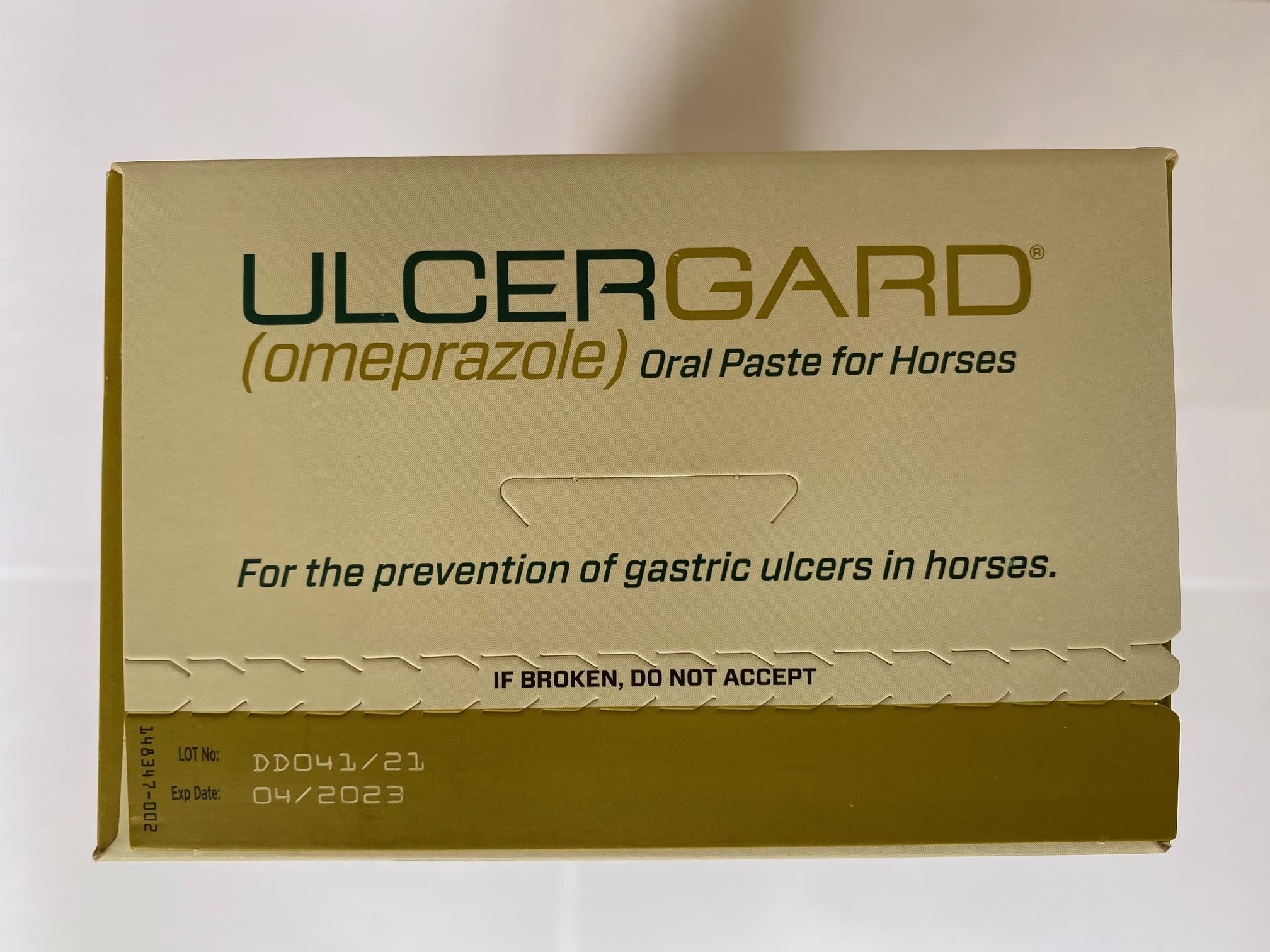 UlcerGard presentación en caja facilita almacenamiento compacto.