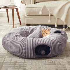 WindRacing almohadon-circular-lavable-gato facilita limpieza y confort diario.