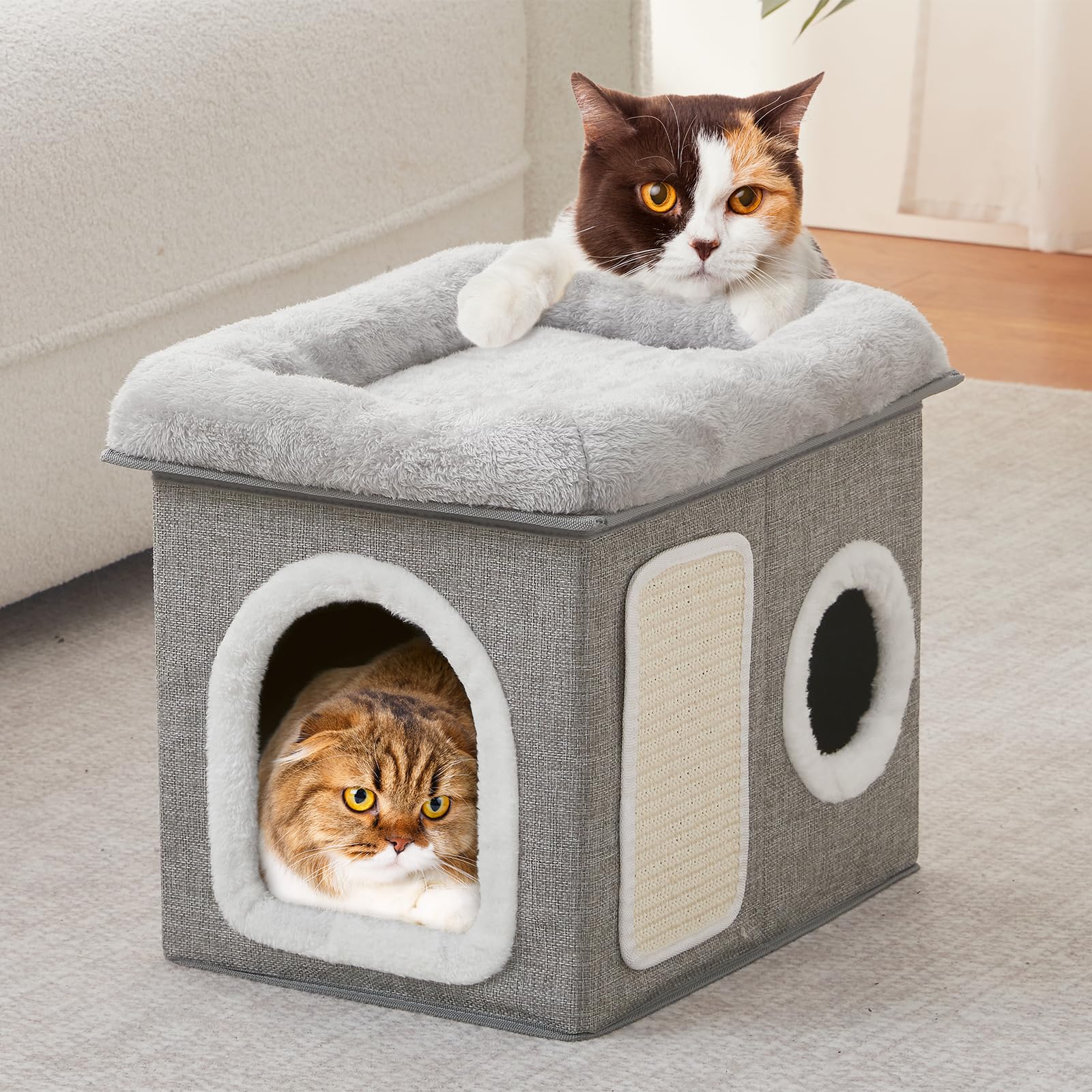 WindRACING cama de gato superior abierta, ideal para estirarse y descansar.