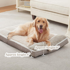 Cama WINDRACING beige mediana 30x20x3 para perros grandes y medianos