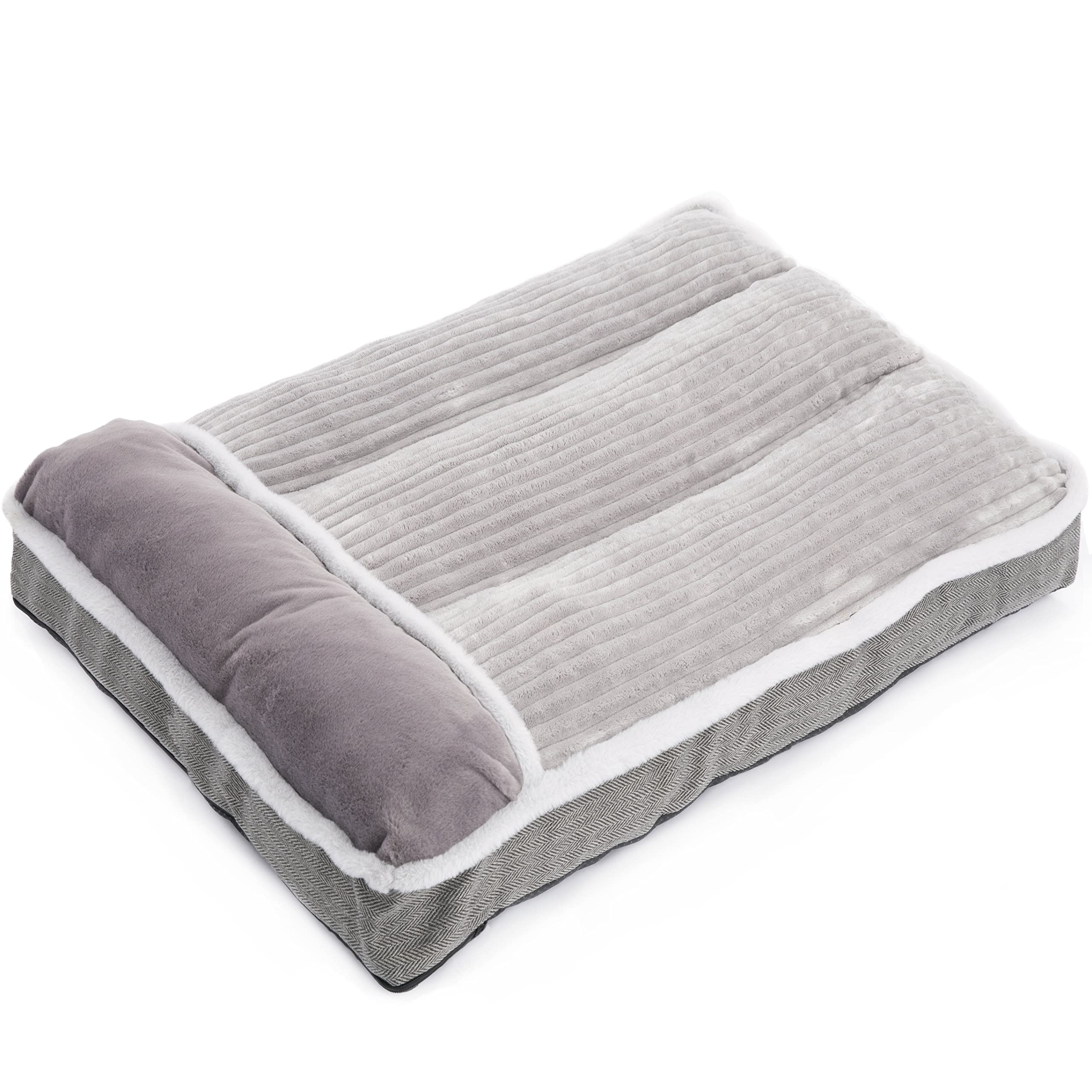Cama WINDRACING con almohada integrada, soporte suave para dormir en distintas posiciones