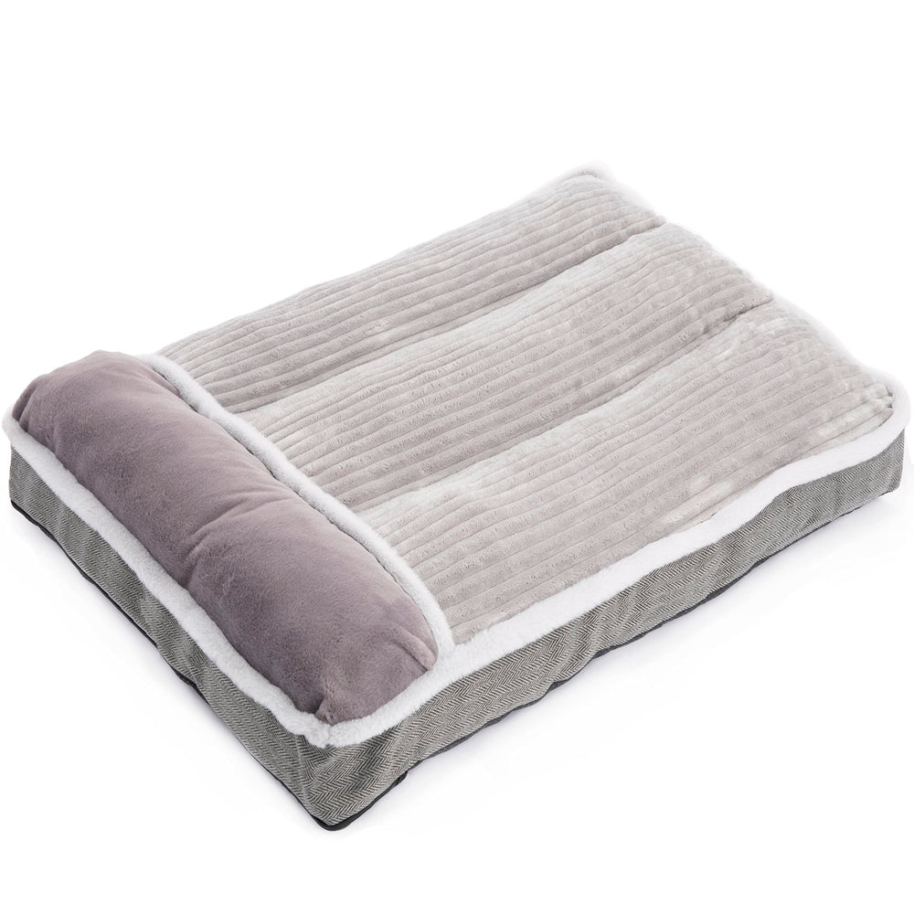 Cama WINDRACING con almohada integrada, soporte suave para dormir en distintas posiciones