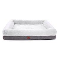 WINDRACING cama ortopédica para perros grandes con soporte cervical.