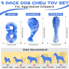 WinTour mordedor-rosquilla-bacon ideal para perros activos y masticación variada