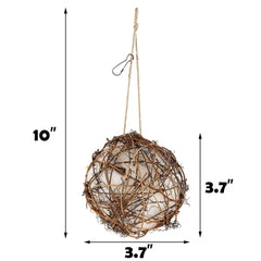 Nido globo con cuerda colgante Winemana para balcones y jardines.