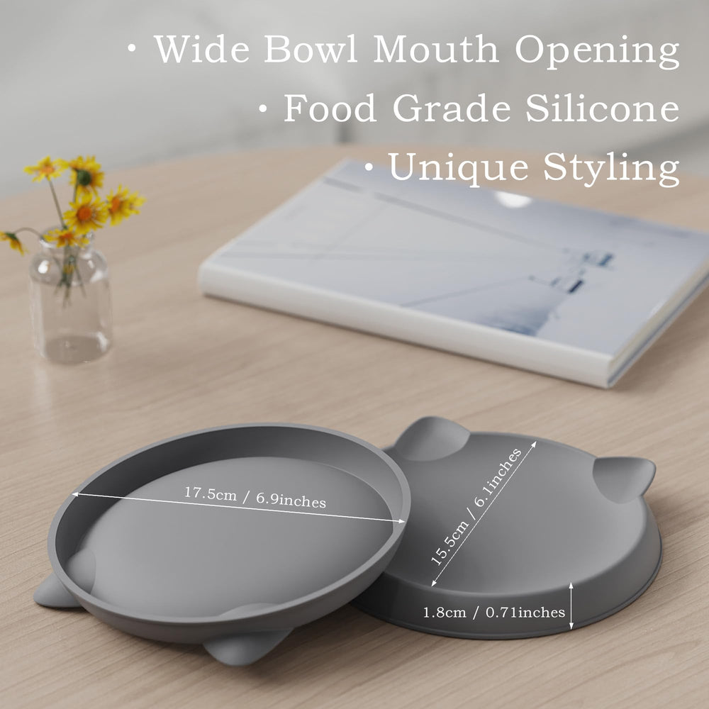 Wingcases cuenco antideslizante para comer estable durante las comidas