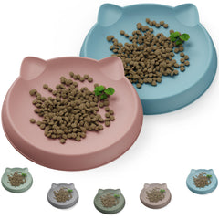 Wingcases tazones gato pequeno: silicona suave para comer cómodo y seguro