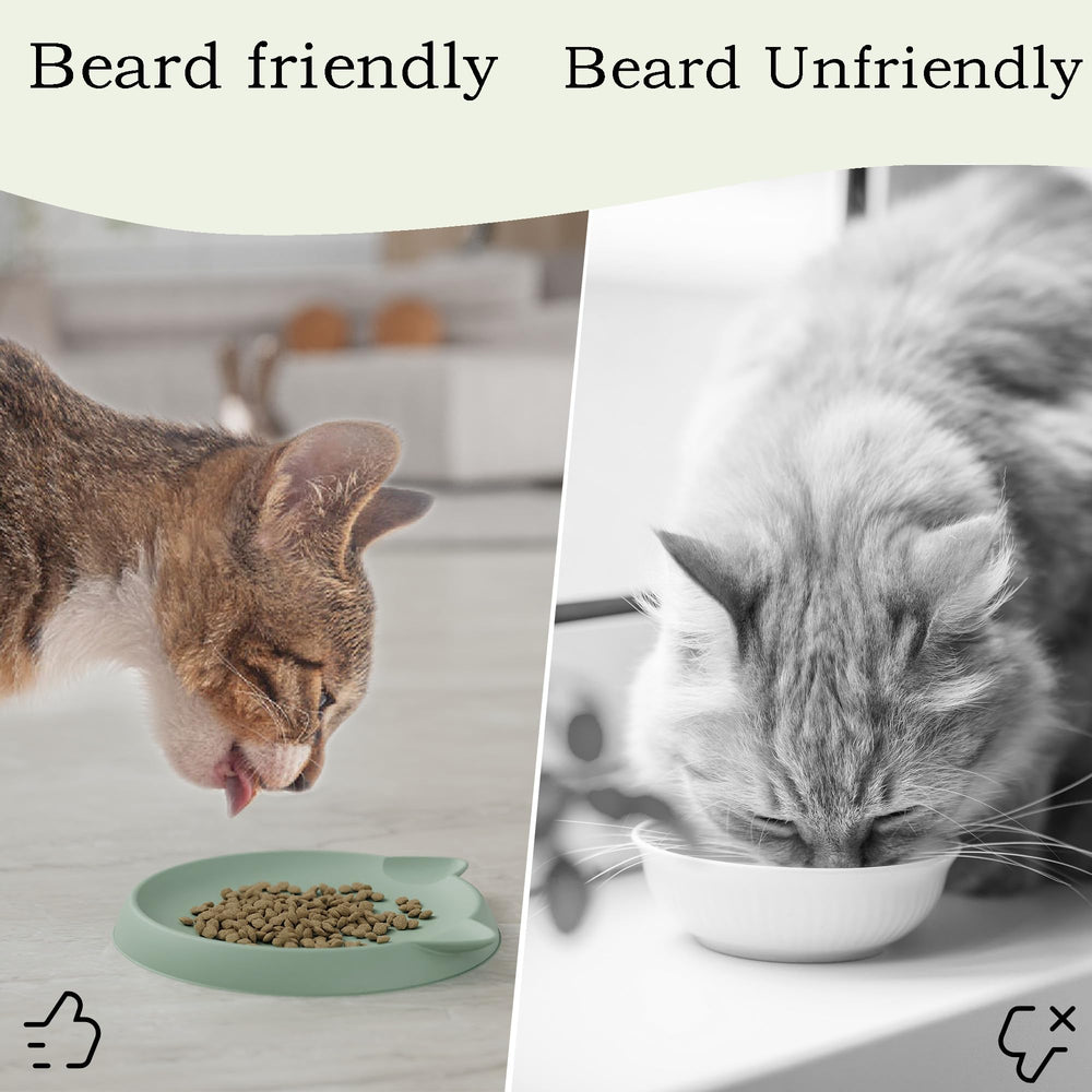 Wingcases tazones gatos para comida y agua, uso versátil para bebida y alimento