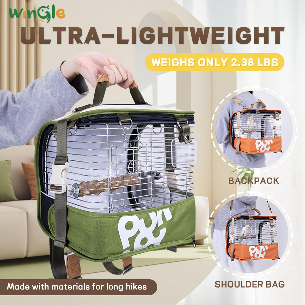 Wingle jaula acero inoxidable 304: seguridad anti-escape.