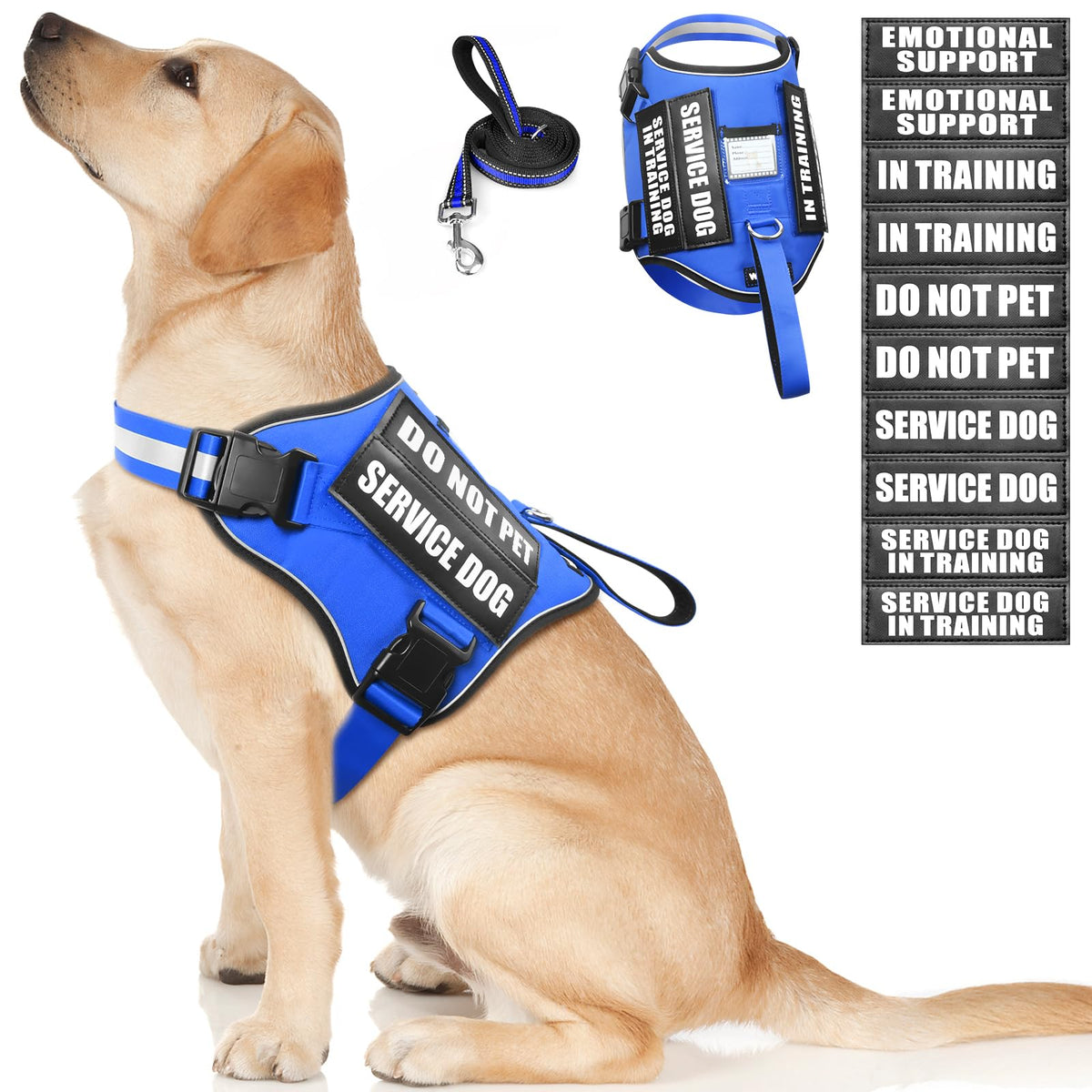 WINSEE arnés para perro de servicio, fácil de colocar y entrenar