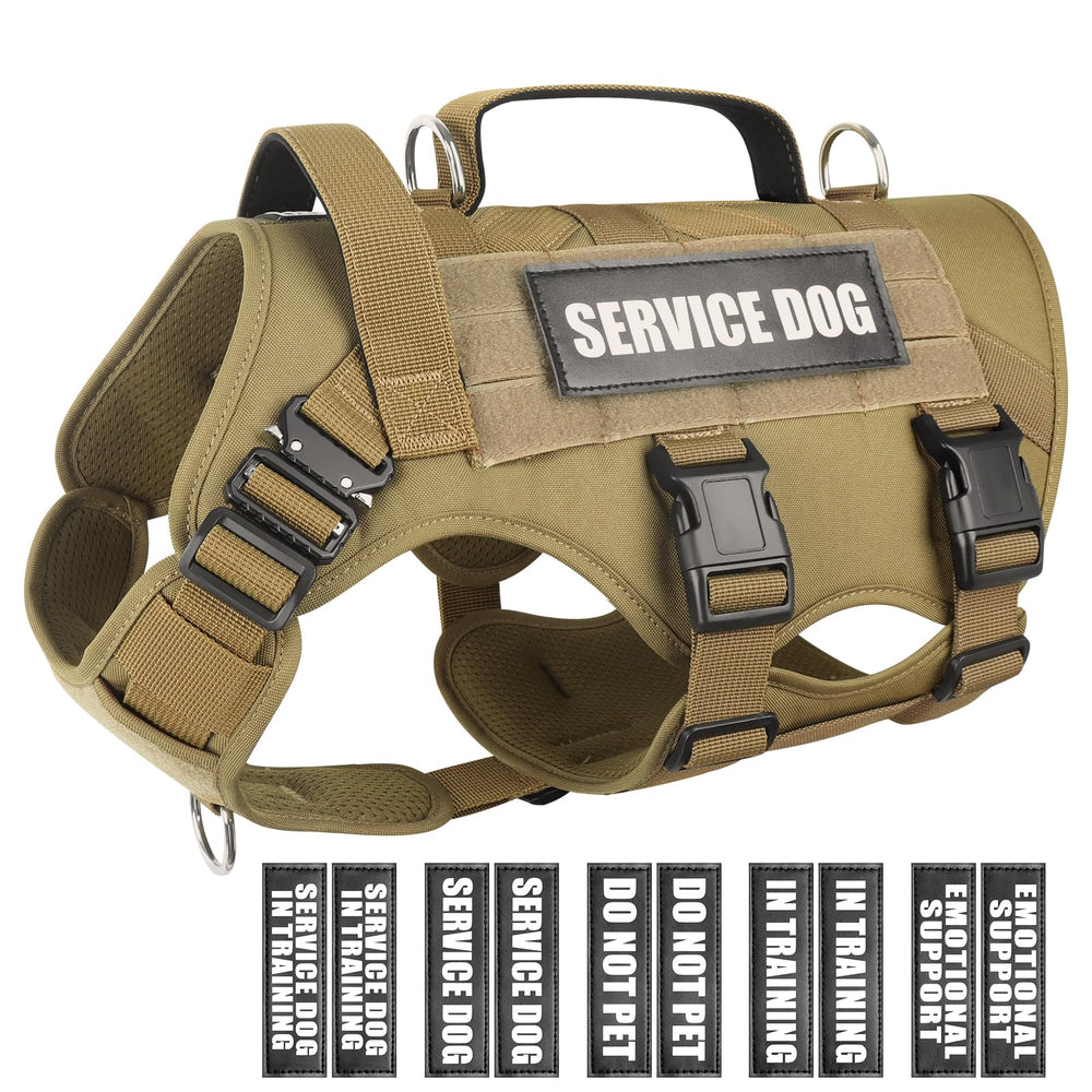 Chaleco de servicio WINSEE para perro de tamaño medio, ajuste cómodo para entrenamiento.