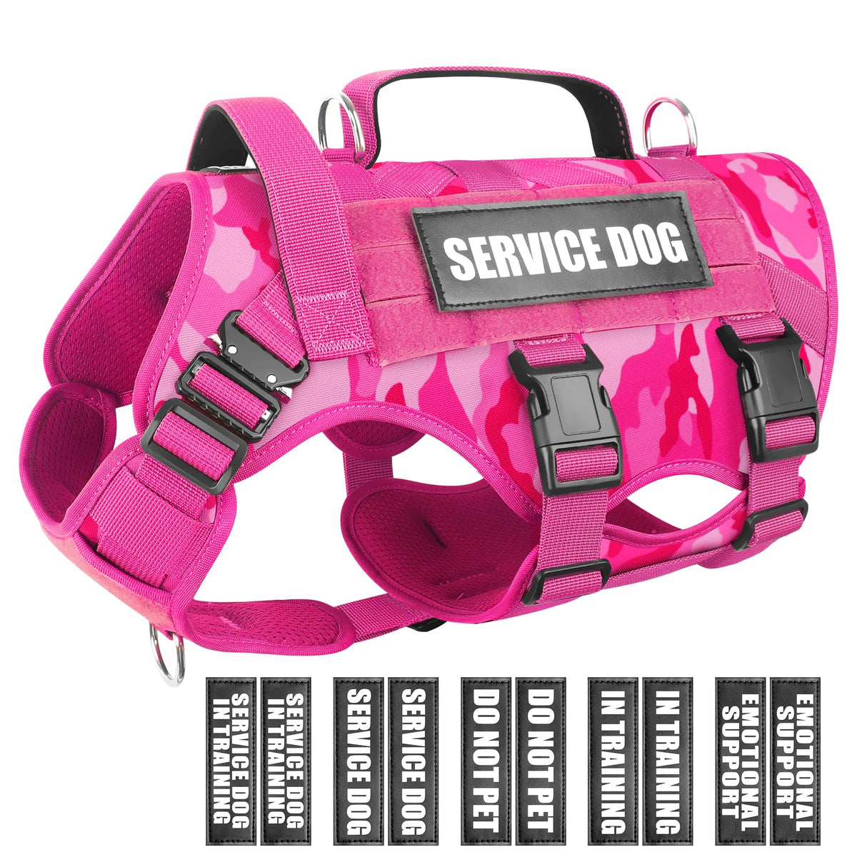 Chaleco WINSEE para perro grande con MOLLE en ambos lados