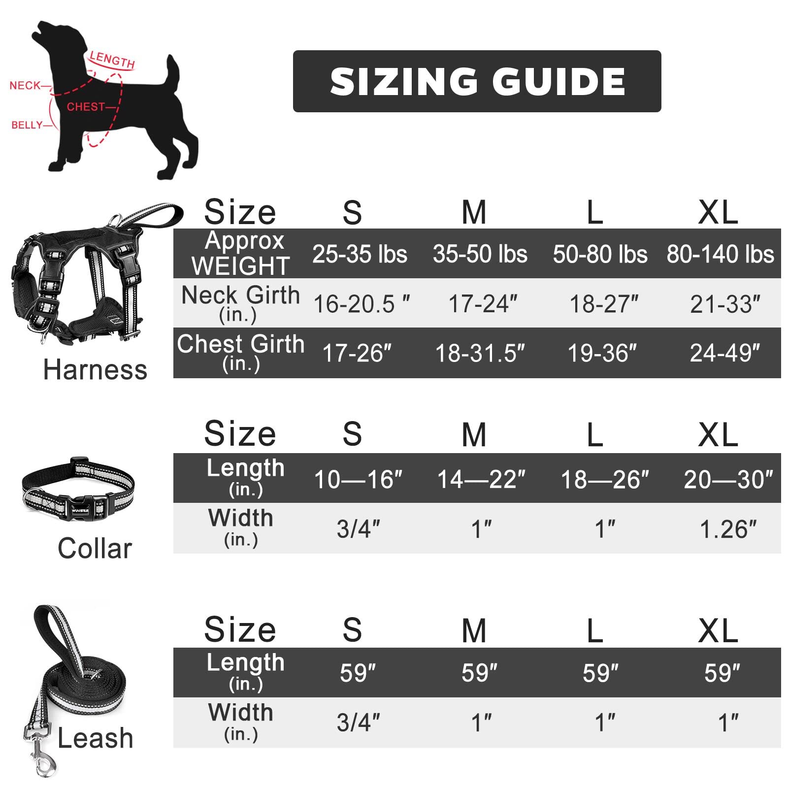 WINSEE empaque con instrucciones simples de uso