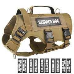 WINSEE vest para perro grande con sistema MOLLE, ideal para entrenamiento y paseos.