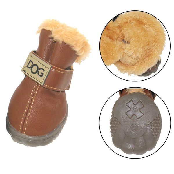 Forro de felpa en las botas WINSOON que mantiene el calor.