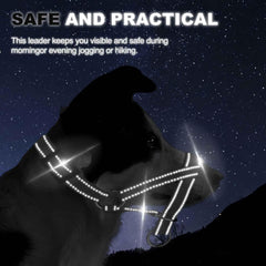 Wintchuk collar de cabeza reflectante para visibilidad nocturna durante paseos.