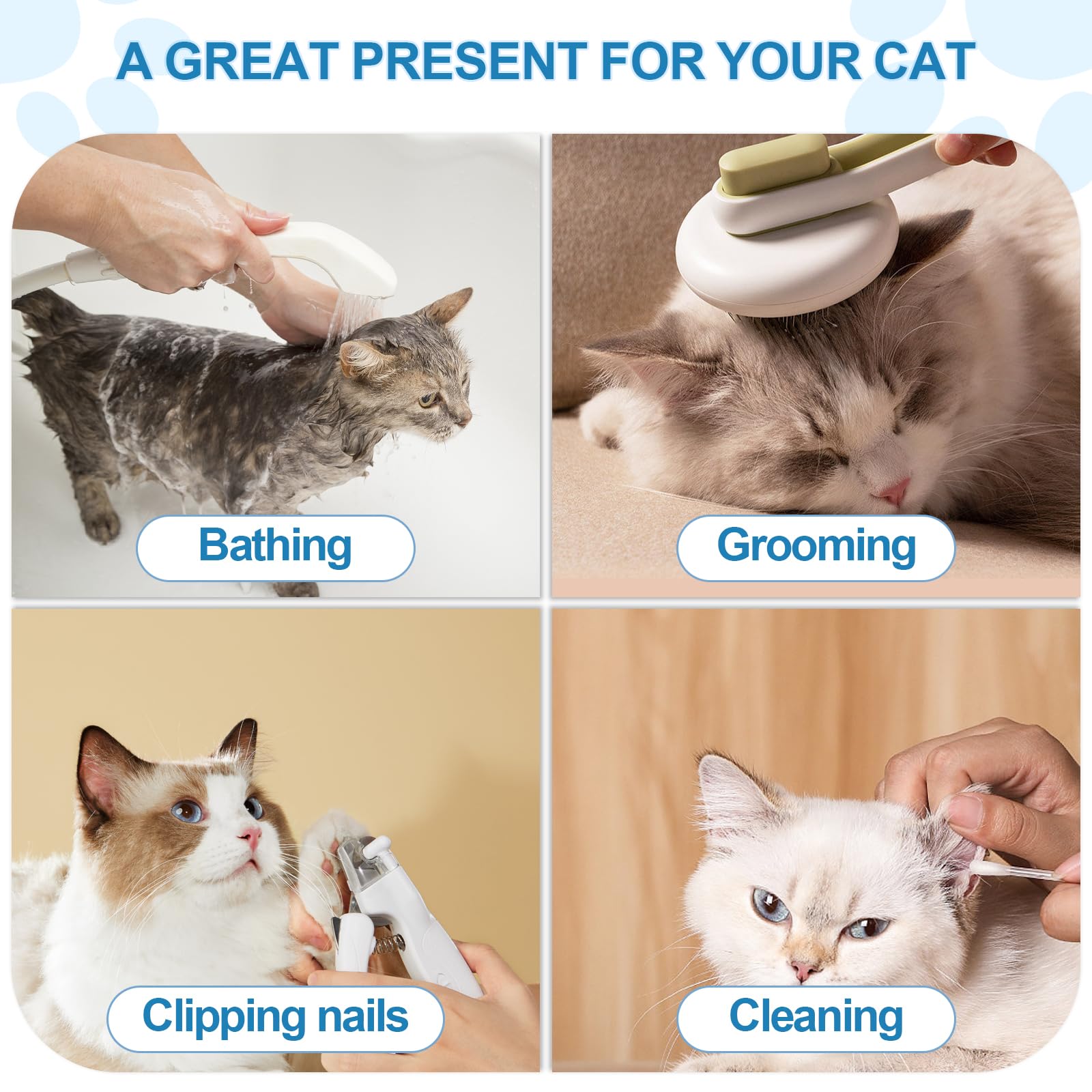 Mordaza wintchuk para gatos con agujero de respiración para comodidad.