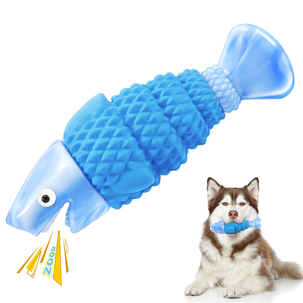 WinTour Juguete perro duro resistente para mordidas intensas y juego prolongado.
