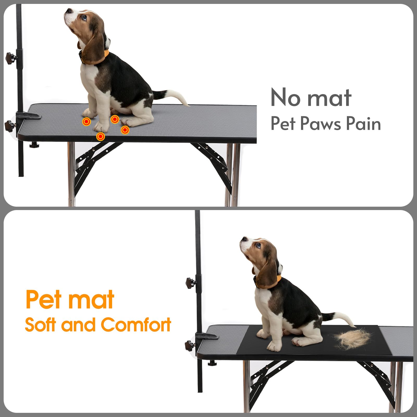 Wiojtry manta de limpieza fácil para mesa de peluquería, higiene rápida.