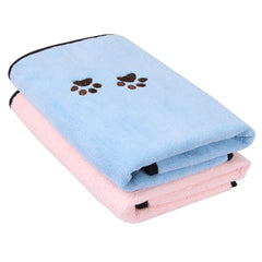 Toalla microfibra Wipela para secar perros y gatos rápidamente.