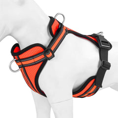 Arnés Wisedog reflectante con cierre rápido para paseos seguros.