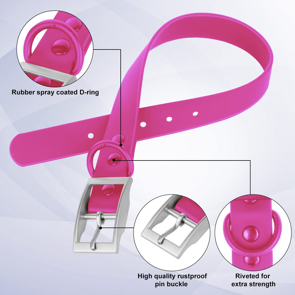 Fácil de limpiar el collar Wisedog tras juego en barro.