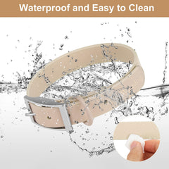 Collar Wisedog ajustable con cierre anticorrosión para tallas variadas