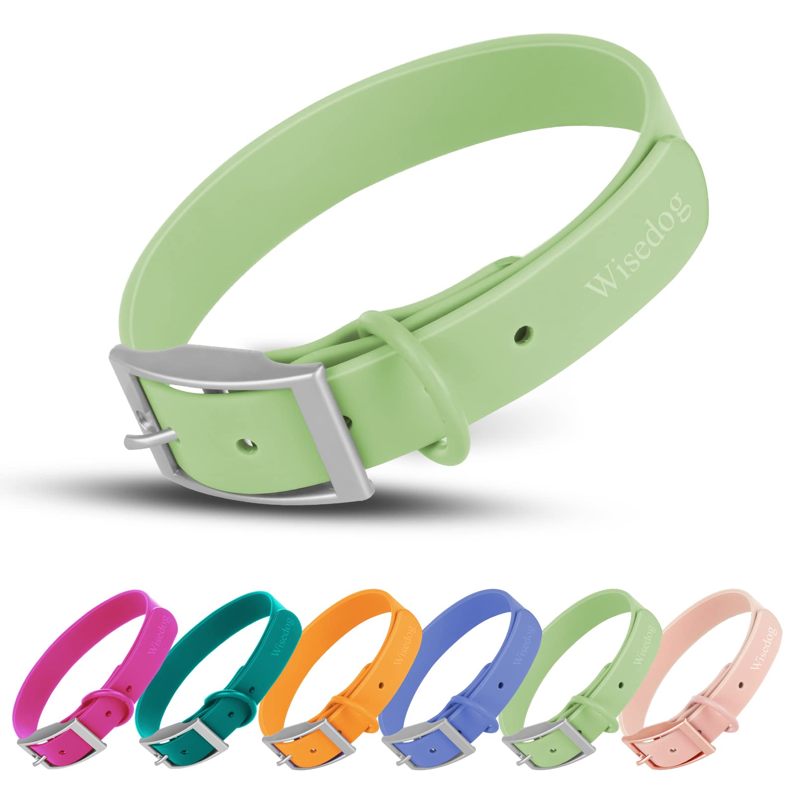 Collar impermeable Wisedog para perro, ideal para lluvia y playa.