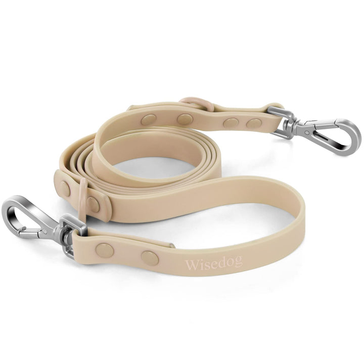 Wisedog correa impermeable de 5 ft con gancho giratorio para paseos seguros