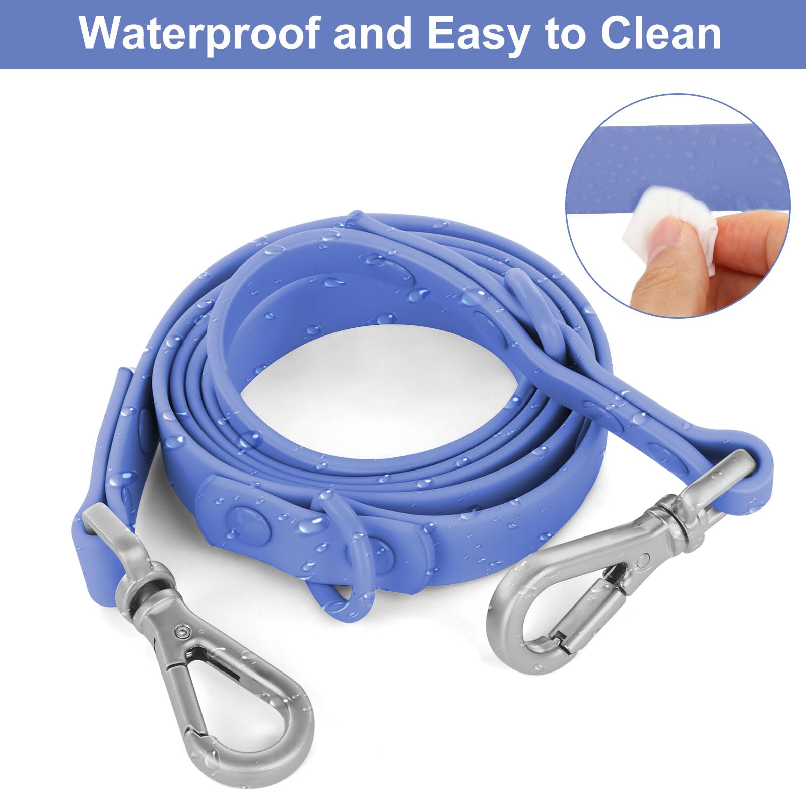 Wisedog correa 5ft-6ft con ajuste para mayor control.