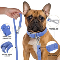 Wisedog correa azul, fácil de limpiar para uso diario.